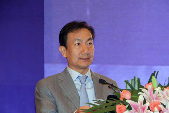 沃尔沃修建装备(中国)无限公司总裁罗东在揭幕式上致辞